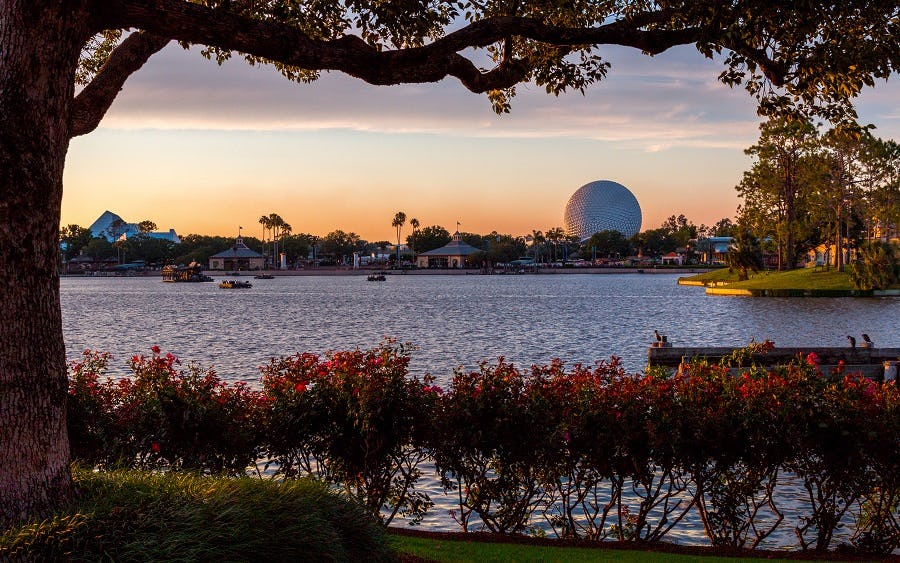 View of Epcot at Walt Disney World